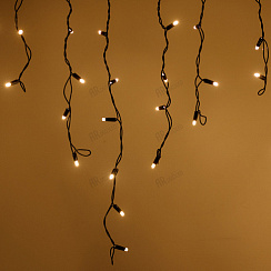 Светодиодная гирлянда ARD-EDGE-CLASSIC-2400x600-BLACK-88LED-FLASH WARM (230V, 6W) (Ardecoled, IP65)