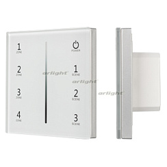 Панель SMART-P34-DIM-IN White (230V, 0-10V, Sens, 2.4G) (Arlight, IP20 Пластик, 5 лет)