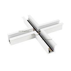 Коннектор крестовой MAG-CON-4560-F-X90 (WH) (Arlight, IP20 Металл, 3 года)