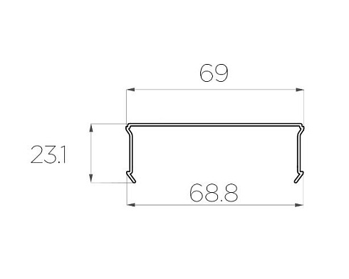 Рассеиватель DL-М68