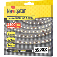 СД Лента Navigator 95 301 NLS-2835W120-9.6-IP20-24V (4000К, 9,6W)