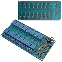 Модуль электронный: 16-Channel 5V Relay Module Board