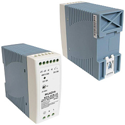 Блок питания на DIN-рейку RUICHI MDR-60-48, 100-240 В (АС) 1,25 А, 48 В, пластиковый корпус