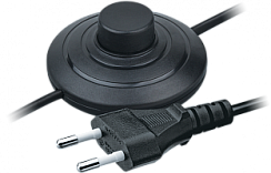 Шнур Navigator 61 601 NPS-FS01-170-2x0.5-BL 1.7м с выключателем черный