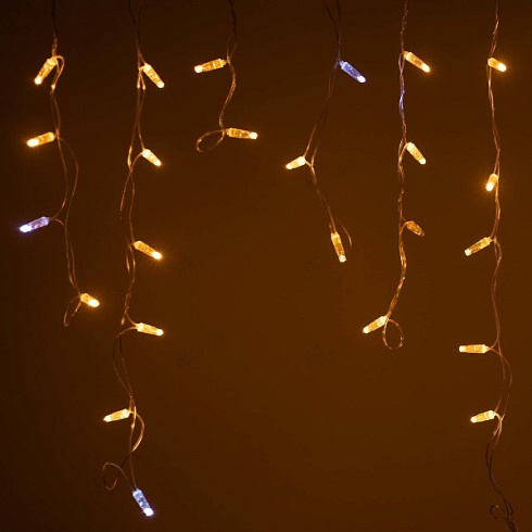 Светодиодная гирлянда ARD-EDGE-CLASSIC-2400x600-CLEAR-88LED-FLASH Yellow (230V, 6W) (Ardecoled, IP65)