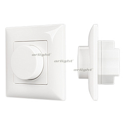 Панель SMART-P14-DIM-P-IN White (230V, 1.5A, 0/1-10V, Rotary, 2.4G) (Arlight, IP20 Пластик, 5 лет)