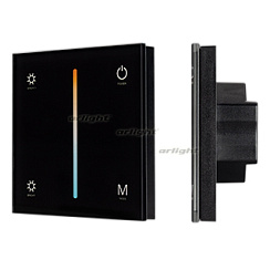Панель SMART-P21-MIX-G-IN Black (12-24V, 4x3A, Sens, 2.4G) (Arlight, IP20 Пластик, 5 лет)