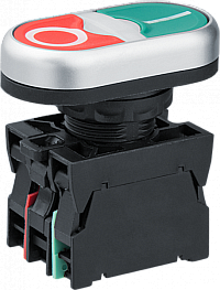 Кнопка Navigator 82 810 NBI-B-03 I-0 d22мм 230В NO+NC
