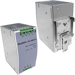 Блок питания на DIN-рейку RUICHI DR-120-24, 100-240 В (АС) 5 А, 24 В, металлический корпус