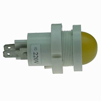 Лампа коммутаторная: СКЛ-12Б-2 ЖЕЛТЫЕ 220В