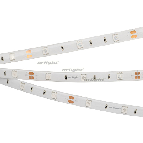 Лента RTW 2-5000SE 12V Green (5060, 150 LED, LUX) (Arlight, 7.2 Вт/м, IP65)