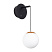 Светильник SP-BEADS-WALL-HANG-R130-6W Warm3000 (BK-GD, 180 deg, 230V) (Arlight, IP20 Металл, 5 лет)