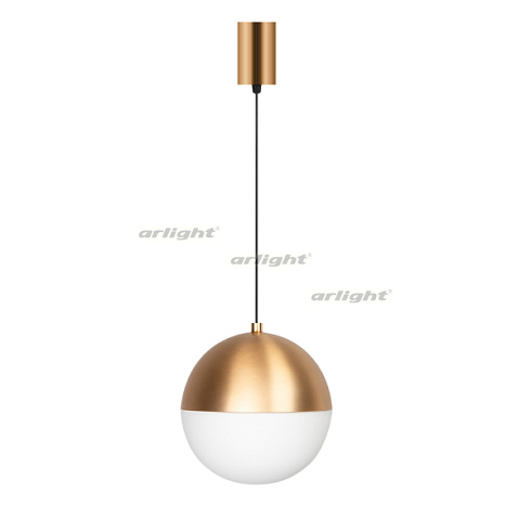 Светильник SP-EMISFERO-R200-16W Warm3000 (GD, 180 deg, 230V) (Arlight, IP20 Металл, 3 года)