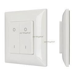 Панель SMART-P47-DIM-P-SUF (3V, 2 зоны, Knob, 2.4G) (Arlight, Пластик)