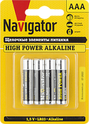 Элемент питания Navigator 94 751 NBT-NE-LR03-BP4 (ААА)