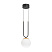 Светильник SP-BEADS-HANG-U-R130-10W Warm3000 (BK-GD, 275 deg, 230V) (Arlight, IP20 Металл, 5 лет)