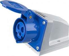 Розетка Navigator 14 294 NCA-SR113-16-220 стационарная наружная 16А 2P+PE IP44