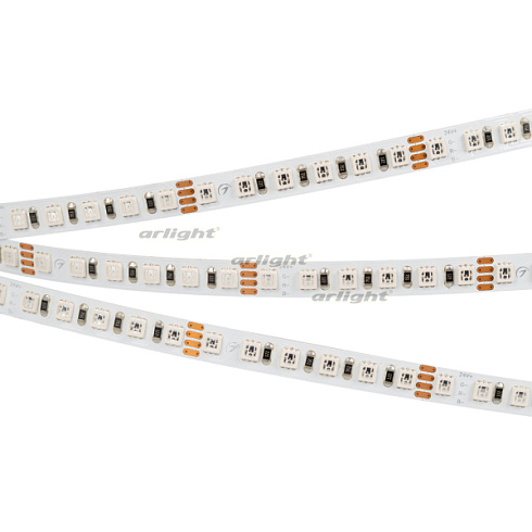 Лента RT-G120-5mm 24V RGB (7.5 W/m, IP20, 3838, 5m) (Arlight, узкая)