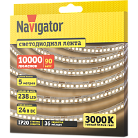 СД Лента Navigator 95 310 NLS-2835WW240-18-IP20-24V (3000К, 18W)
