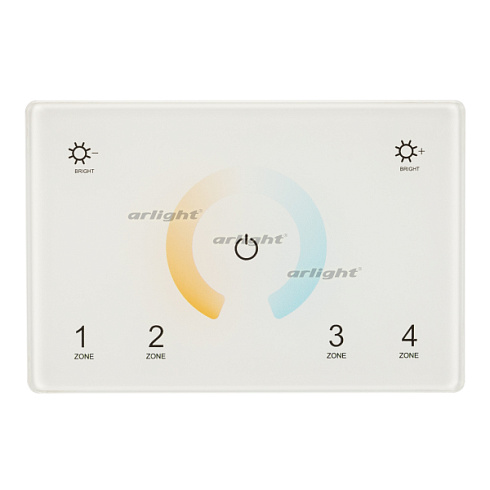 Панель Sens SMART-P81-MIX White (230V, 4 зоны, 2.4G) (Arlight, IP20 Пластик, 5 лет)