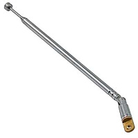 Антенна телескопическая поворотная RUICHI AST-18, диаметр 7 мм, количество колен 5, 150-450 мм