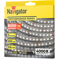 СД Лента Navigator 95 303 NLS-2835W182-14-IP20-24V (4000К, 14W)