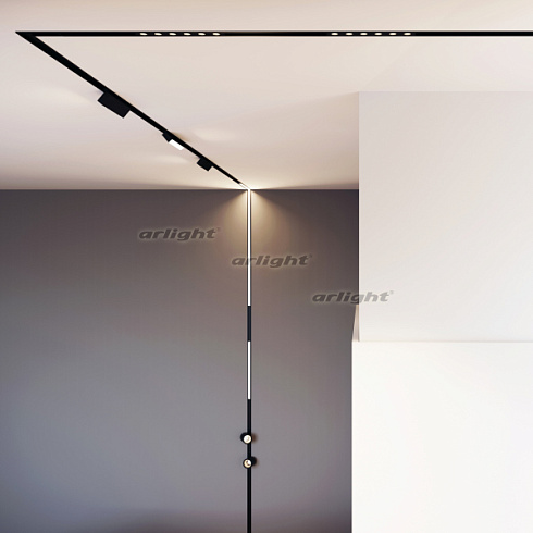 Трек встраиваемый MAG-TRACK-2538-F-2000 (BK) (Arlight, IP20 Металл, 3 года)