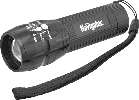 Фонарь Navigator 94 967 NPT-CM03-3AAA алюминий 1LEDх3Вт, фокусировка
