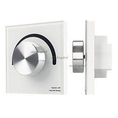Панель SMART-P1-DIM-G-IN White (3V, Rotary, 2.4G) (Arlight, IP20 Пластик, 5 лет)