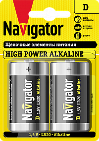 Элемент питания Navigator 94 755 NBT-NE-LR20-BP2 (D)