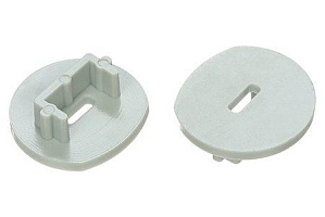 Заглушка для профиля DL-IN D20 с отверстием