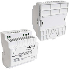 Блок питания на DIN-рейку RUICHI DR-60-24, 100-240 В (АС) 2,5 А, 24 В, пластиковый корпус