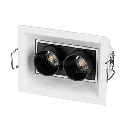 Светильник MS-ORIENT-BUILT-TURN-TC-S67x90-5W Warm3000 (WH-BK, 30 deg, 230V) (Arlight, IP20 Металл, 5 лет)