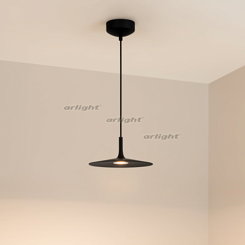 Светильник SP-FIORE-R250-8W Warm3000 (BK, 120 deg, 230V) (Arlight, IP20 Металл, 3 года)