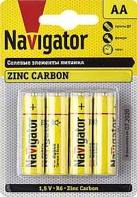Элемент питания Navigator 94 758 NBT-NS-R6-BP4 (АА)